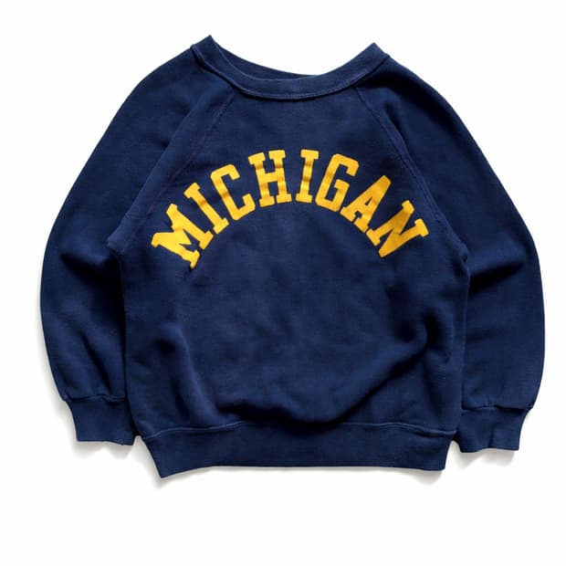 70's 챔피온 Michigan Wolverines 스웻셔츠 S