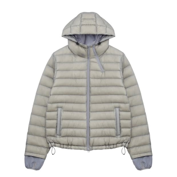 산산기어 서픽스 푸퍼 자켓 그레이 24FW