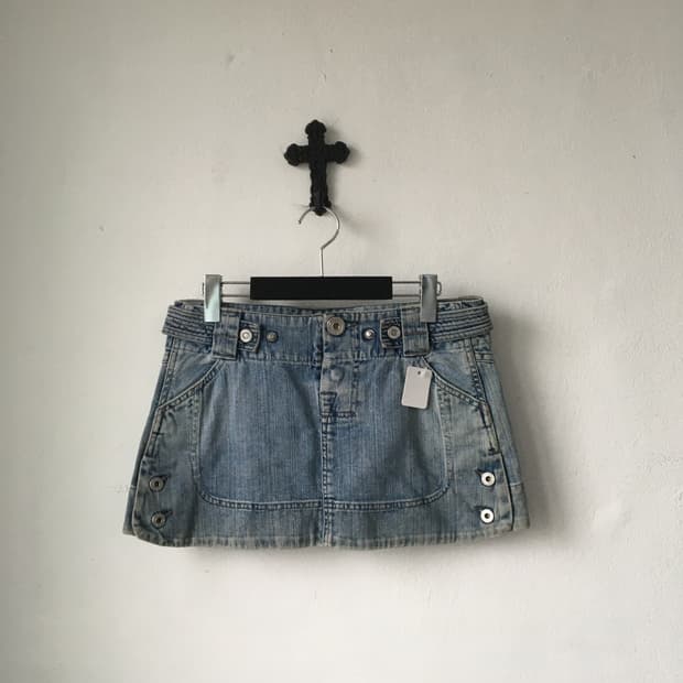 Diesel mini denim skirt