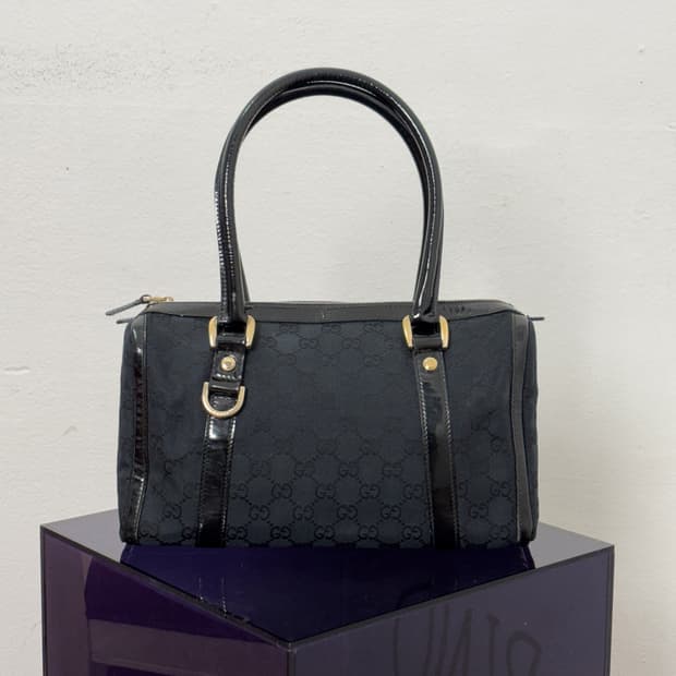 Old Gucci 00s GG Canvas Boston Bag