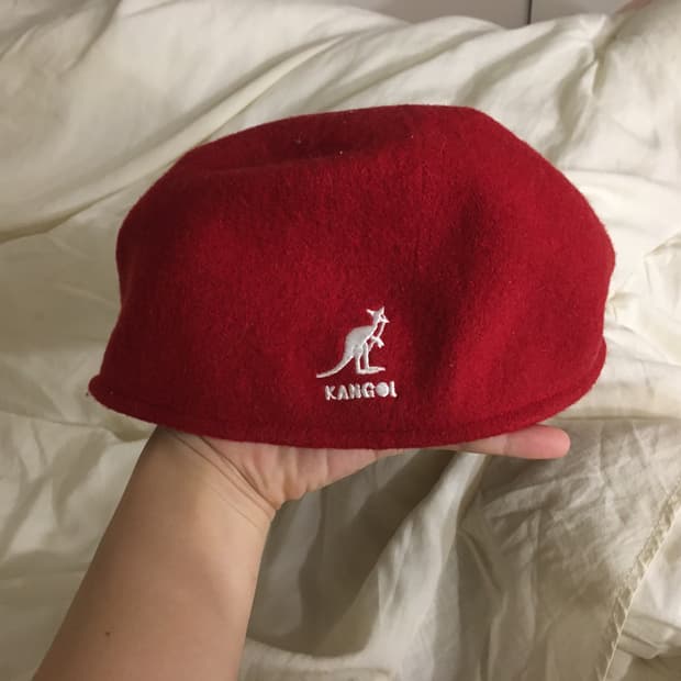 kangol red 베레모 헌팅캡