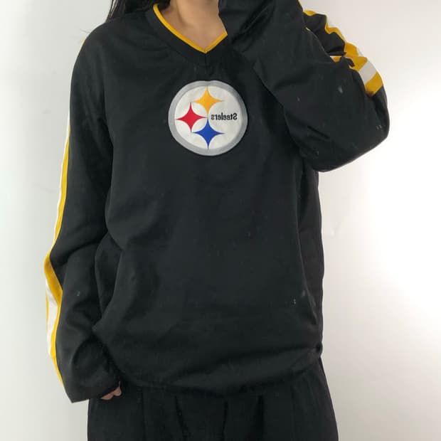 [S] NFL 피츠버그 스틸러스 웜업 바람막이