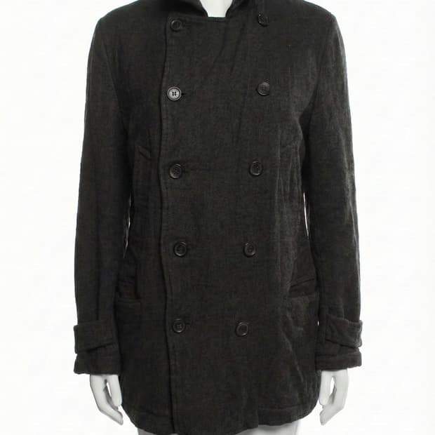 boiled wool coat
