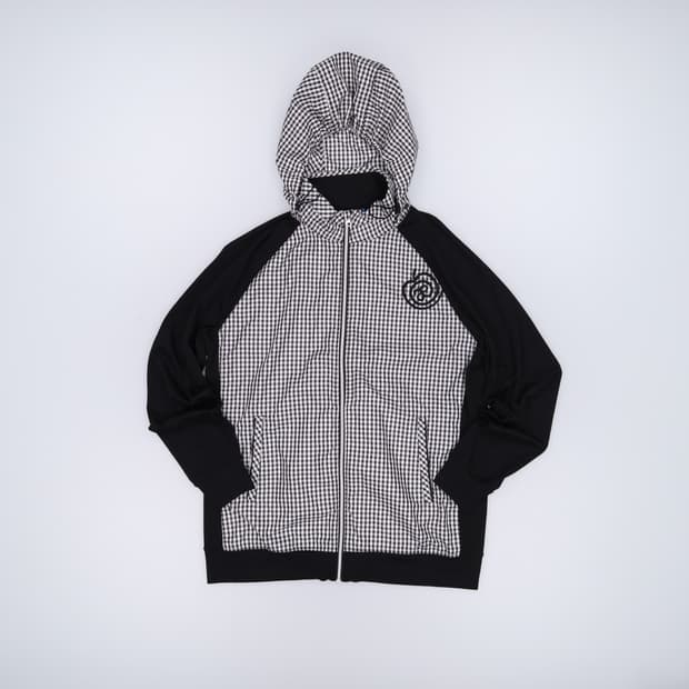 XL 애플라인드 체크 바람막이 0424H1