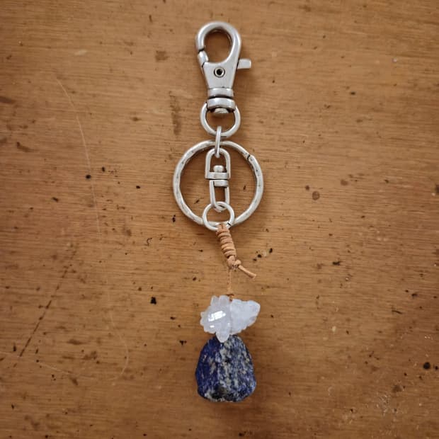 라피스라줄리-크리스탈 열쇠고리