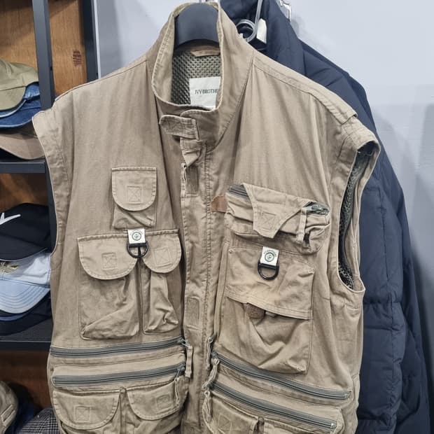 아이비브라더스 JPN 면 캠핑 등산 낚시 조끼 105~110