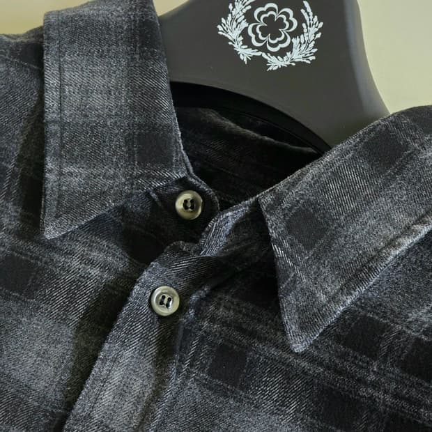 MA-1 check shirt