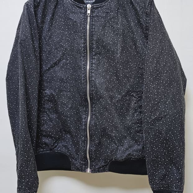 TOPMAN 도트 블루종