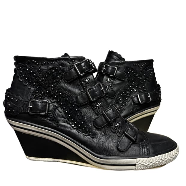 희귀) ASH 제니얼 웨지힐 스터드 스니커즈 