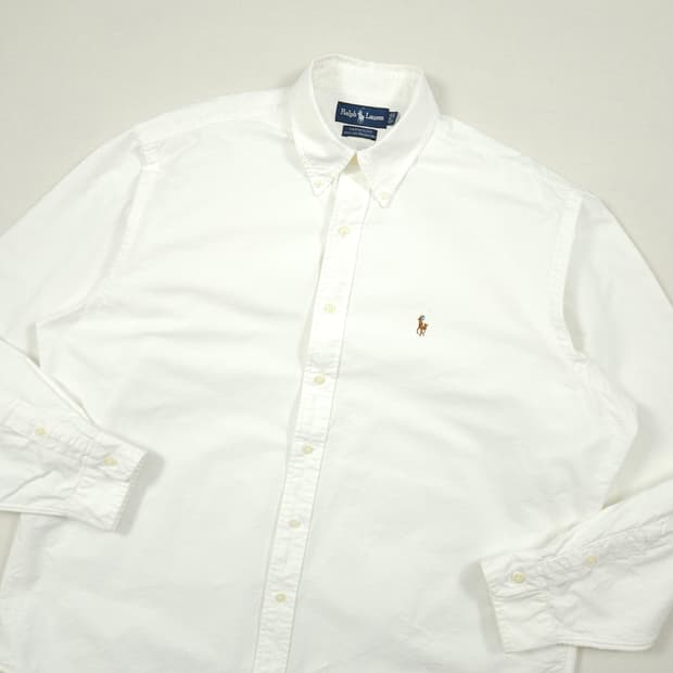2XL(110) 폴로 랄프로렌 화이트 옥스포드셔츠