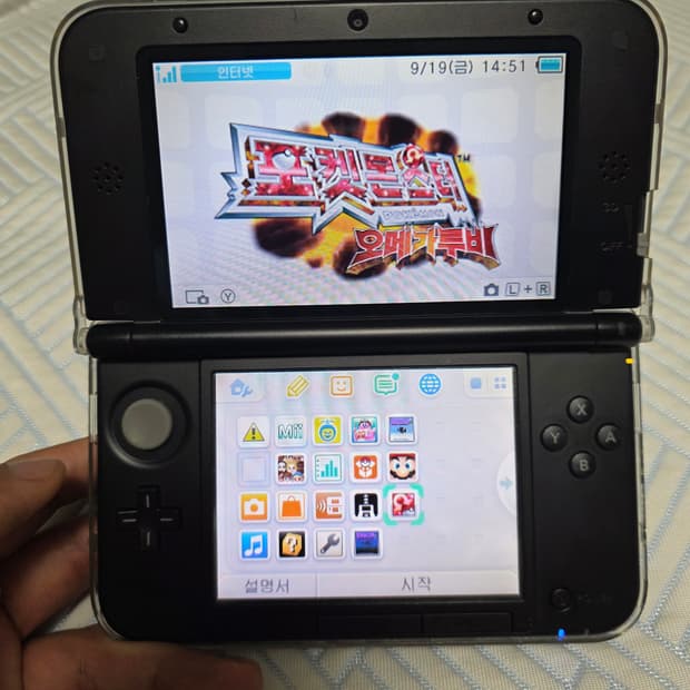 닌텐도 3ds xl 포켓몬뱅크, 무버, 오메가루비 추가 게임