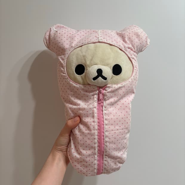 침낭 코리락쿠마 인형