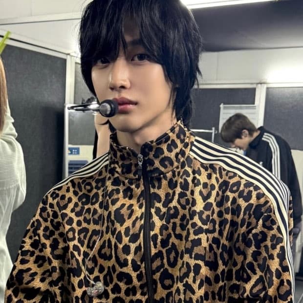 캐피탈 레오파드 스무스 트랙자켓 져지 (원빈착용)