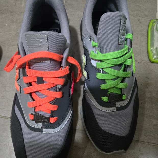 뉴에라 콜라보 New Balance 997H 그레이 오렌지/그린 (정품 
