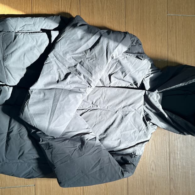 어나더오피스 21AW 2nd 구스다운 스틸 그레이 2사이즈(100)