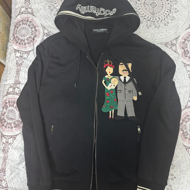 돌체앤가바나 웨딩 로고 후드집업 티셔츠