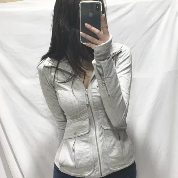 룰루레몬 스쿠바 집업,그레이,4