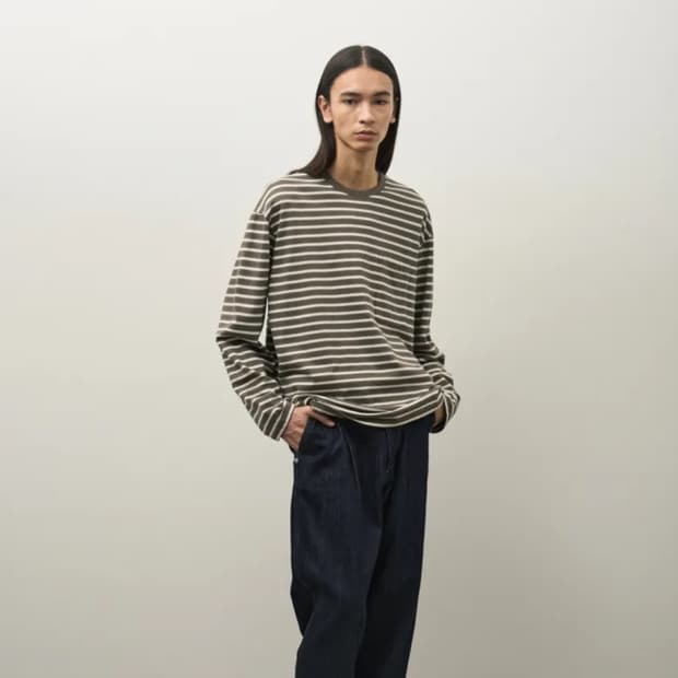 러프사이드 Drape Denim Pants One Washed 1사이즈