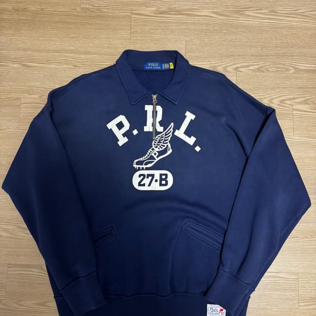 폴로 랄프로렌 런클럽 하프집업 맨투맨 XL