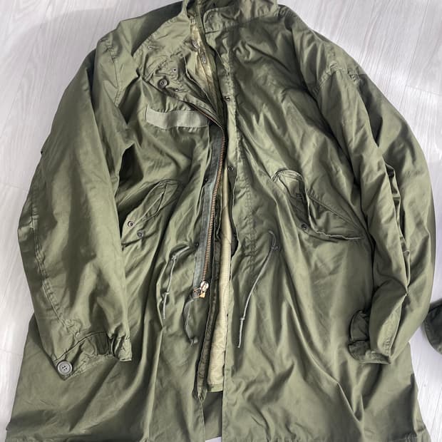 m65 피쉬테일 오리지널 라지 풀세트 데드스탁급