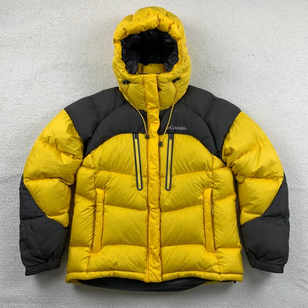 컬럼비아 옴니쉴드 나일론쉘 구스다운 패딩