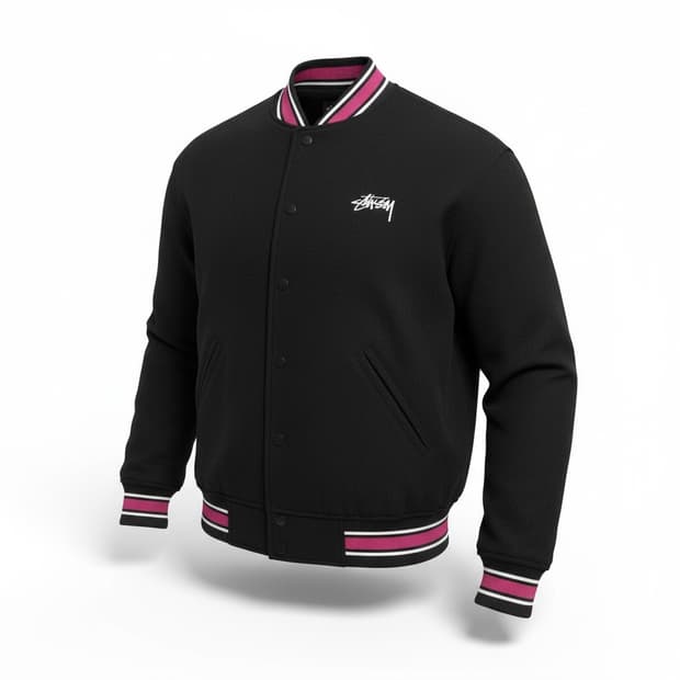 스투시 바시티 스타디움 점퍼 m