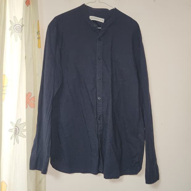 지오다노  마혼방 남성 헨리넥 셔츠 XL(105)