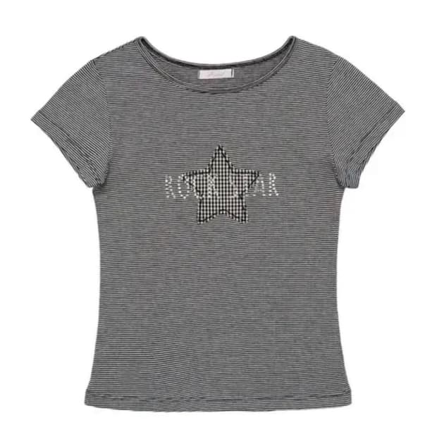 새상품) 헤티 락스타 티셔츠 os