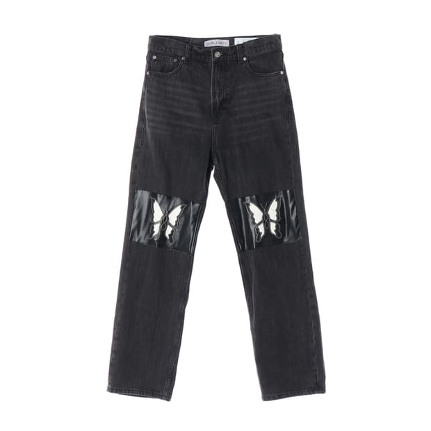 아워레거시 써드컷 슈메틀링 패치 데님 팬츠 나비 청바지 W29
