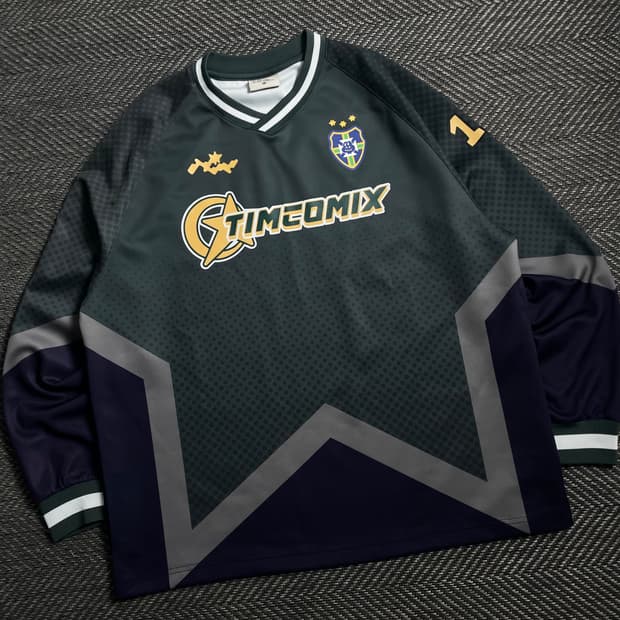 Tim comix 올드스쿨 래글런 져지 긴팔y 4012