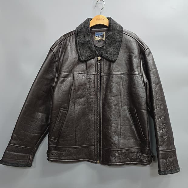 스펙타클워(Spectacle War) 무스탕 가죽 자켓 100