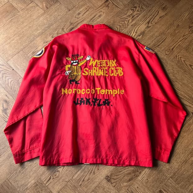 [XL]80's USA 빈티지 Morocco Temple 코치 자켓