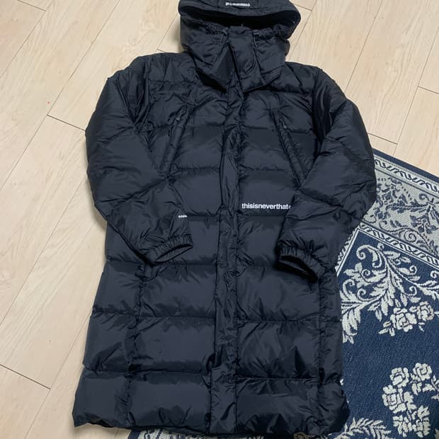 디스이즈네버댓 롱패딩 블랙 S