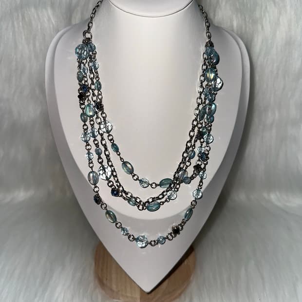 오리엔탈 고스펑크 레이어드 목걸이