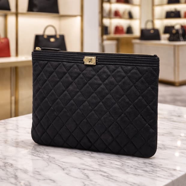 [S급] 샤넬 보이 클러치 뉴미디엄 판매합니다!!!