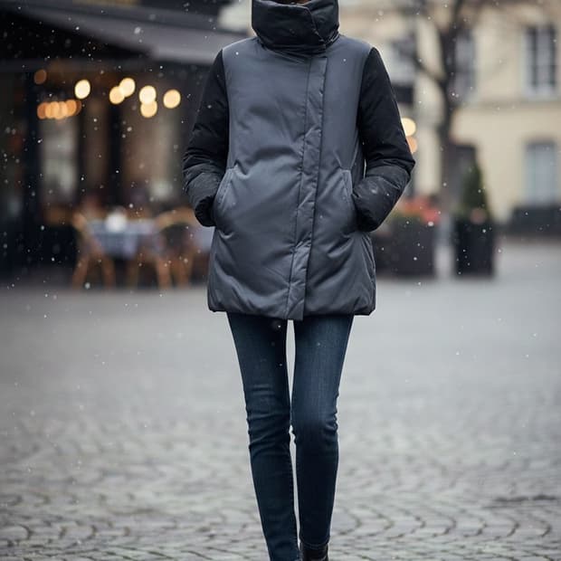 띠어리(Theory) 브리올라 숄 칼라 패딩 코트