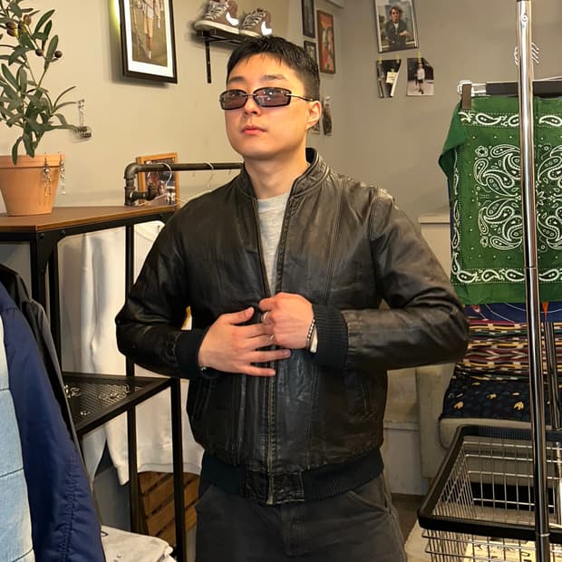 90’s Japanese shell-leather jacket