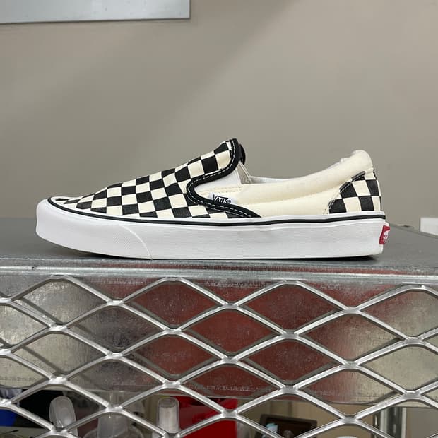반스 스케이트 슬립온 체커보드 265