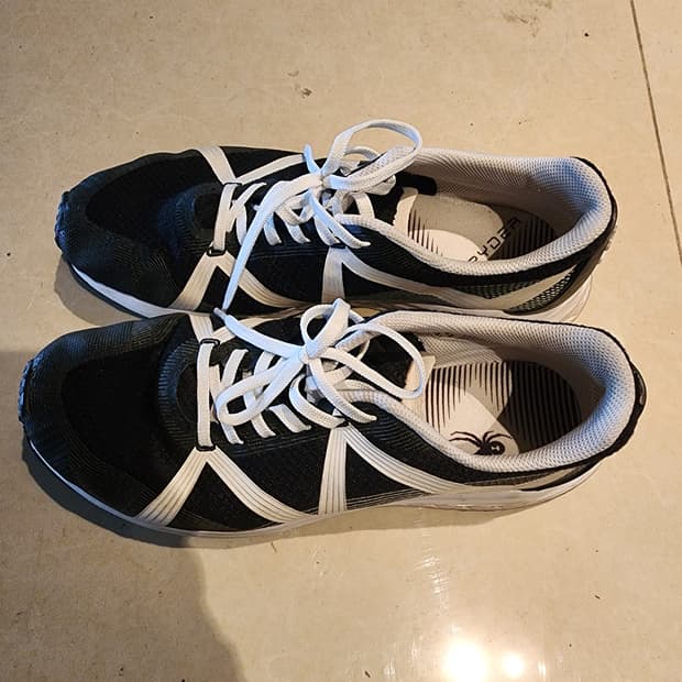 SPYDER 스파이더 블랙/화이트 운동화 팜. 280mm 런닝화 슈즈