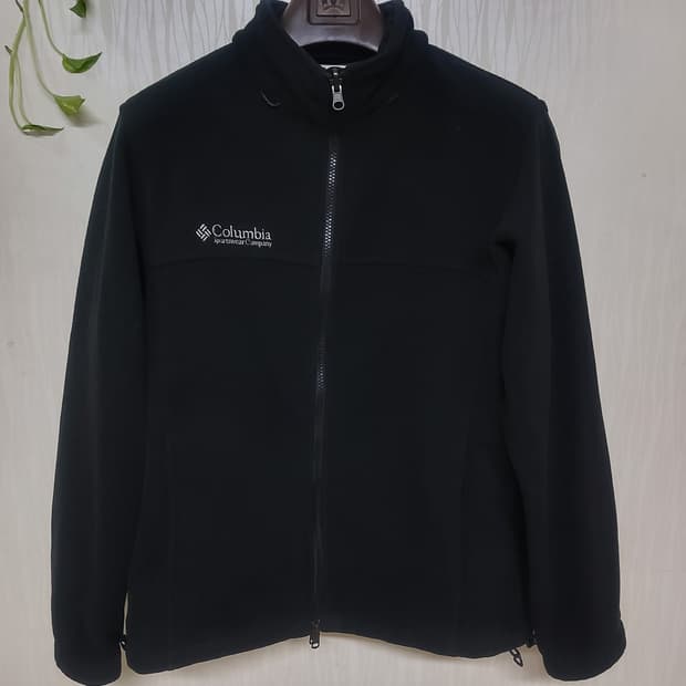 콜롬비아 블랙 플리스 후리스 자켓 남자 100