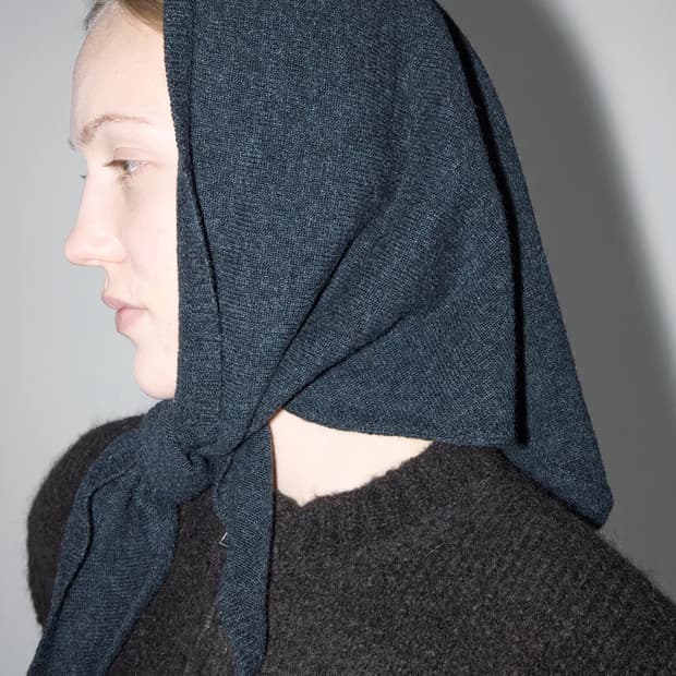 팔로마울 Prima 울 스카프/다크 그레이