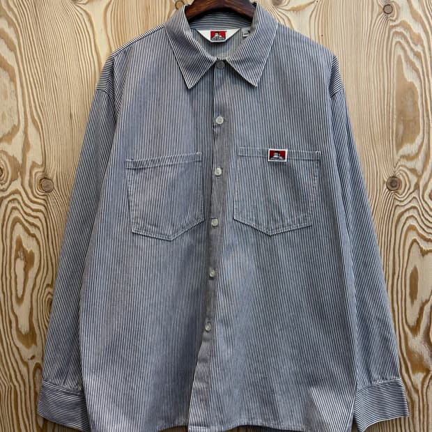 벤 데이비스 히코리 스트라이프 워크 셔츠