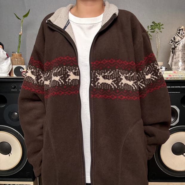 컨버스 플리스자켓