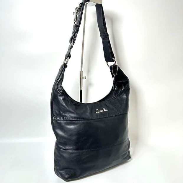 정품   코치  가죽호보  호보크로스