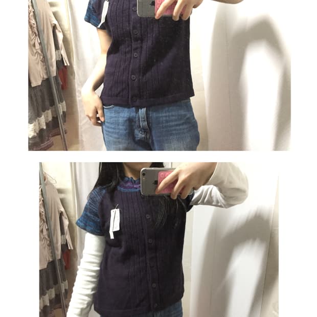 knit cardigan top