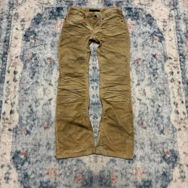 gostar de fuga coated flare pants