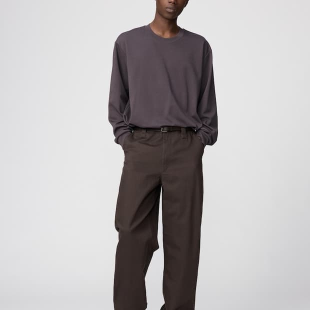 Uniqlo U 와이드 핏 치노팬츠 긴 기장 새상품 (105)