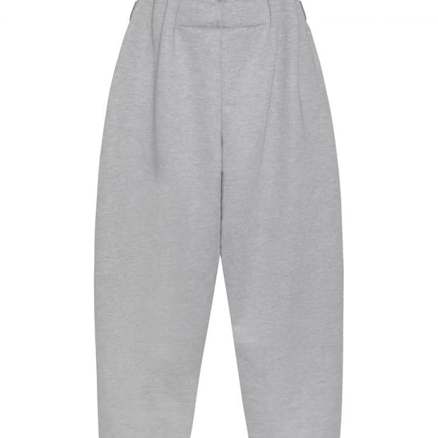 [OS] 엠제이디 x 코인 서울 헤비 스웨트 배기 팬츠 멜란지 그레이