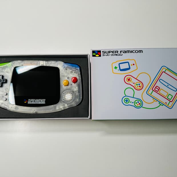 닌텐도 GBA 게임보이 어드밴스 백라이트 슈퍼패미컴 클리어 에디션 판매