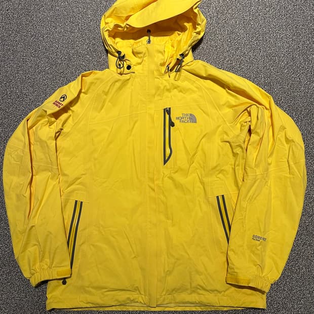 노스페이스 여성 고어텍스 써밋 바람막이 옐로우 95